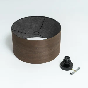 Envostar Veneer plafonnier chêne fumé Ø 40cm^ Luminaires Durables