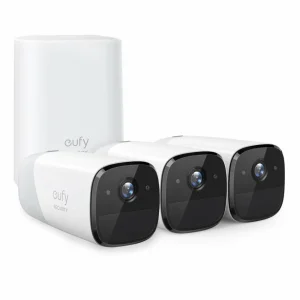 EUFY Security Cam 2 Pro IP67 lot 3 HomeBase 2^ Caméras Connectées