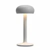 Eva Solo Lampe à poser LED rechargeable Emendo, gris, intensité variable,^ Lampes Décoratives
