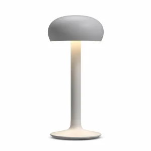 Eva Solo Lampe à poser LED rechargeable Emendo, gris, intensité variable,^ Lampes Décoratives