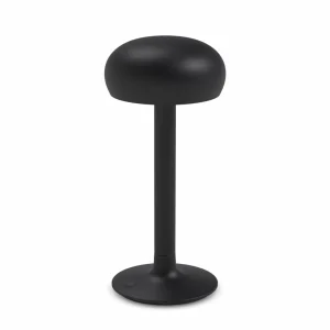 Eva Solo Lampe à poser LED rechargeable Emendo, noir, intensité variable,^ Lampes Décoratives
