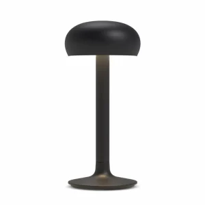 Eva Solo Lampe à poser LED rechargeable Emendo, noir, intensité variable,^ Lampes Décoratives