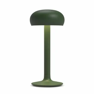 Eva Solo Lampe à poser LED rechargeable Emendo, vert, intensité variable,^ Lampes Décoratives
