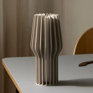 Eva Solo Lampe à poser LED rechargeable Radiant, beige, caoutchouc, IP44^ Lampes Décoratives