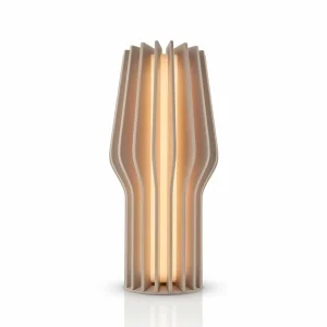 Eva Solo Lampe à poser LED rechargeable Radiant, beige, caoutchouc, IP44^ Lampes Décoratives