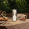 Eva Solo Lampe à poser LED rechargeable Radiant, bleu, caoutchouc, IP44^ Lampes Décoratives