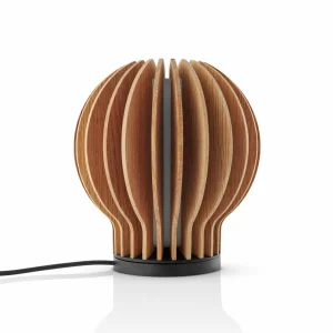 Eva Solo Lampe à poser LED rechargeable Radiant, bois clair, Ø 14cm, USB^ Lampes Décoratives