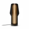 Eva Solo Lampe à poser LED rechargeable Radiant, noir, caoutchouc, IP44^ Lampes Décoratives