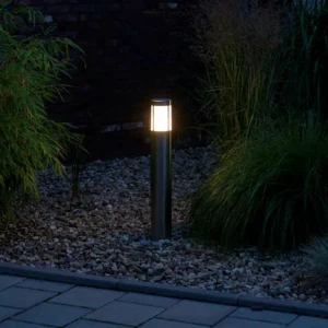 Albert Leuchten Extraordinaire borne lumineuse Primo en inox^ Bornes Éclairage Extérieur