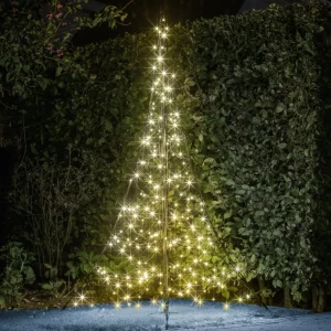 Fairybell sapin à mât 240 LED clignotant 200cm^ Lumière De Noël
