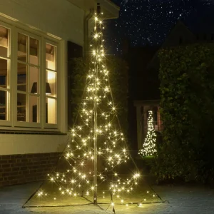Fairybell sapin à mât 240 LED clignotant 200cm^ Lumière De Noël