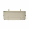ferm LIVING Bac à fleurs Bau, beige, acier, largeur 45 cm^ Meubles & Aménagements