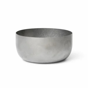 ferm LIVING Bol Tumbled, Ø 12,5cm, hauteur 6 cm, acier inoxydable^ Meubles & Aménagements