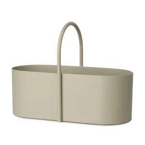 ferm LIVING Boîte à outils Grib, beige, largeur 35 cm, fer^ Meubles & Aménagements