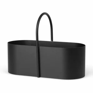 ferm LIVING Boîte à outils Grib, noir, largeur 35 cm, fer^ Meubles & Aménagements