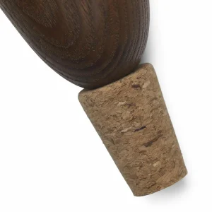ferm LIVING bouchon de vin Cairn, marron, bois, liège, set de 2 pièces^ Meubles & Aménagements