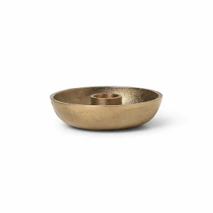 ferm LIVING Bougeoir Bowl Single, Ø 10 cm, laiton^ Meubles & Aménagements