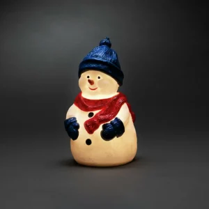 Konstsmide Christmas Figurine LED Bonhomme de neige, blanc chaud, IP44^ Lumière De Noël