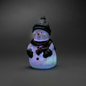 Konstsmide Christmas Figurine LED Bonhomme de neige, RVB, IP44^ Lumière De Noël