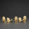 Konstsmide Season Figurine LED Panda, kit de 5 en chaîne^ Lampes Décoratives