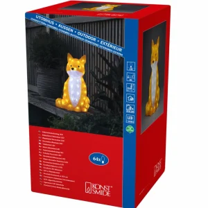 Konstsmide Season Figurine LED Renard, l’unité^ Lumière De Noël