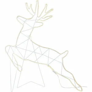 STAR TRADING Figurine LED Tapesil renne pour le mur et le sol^ Lumière De Noël