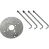 SLV Fixation béton pour borne et luminaire pour socle^ Bornes Éclairage Extérieur