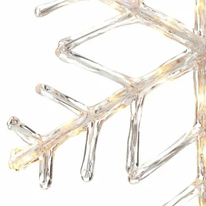 Konstsmide Christmas Flocon de neige lumineux LED blanc chaud^ Lumière De Noël