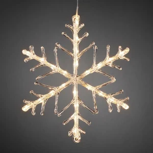 Konstsmide Christmas Flocon de neige lumineux LED blanc chaud^ Lumière De Noël