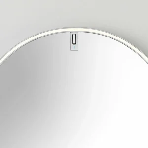 FLOS La Plus Belle miroir mural LED, alu poli^ Meubles & Aménagements