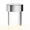 FLOS lampe de table LED rechargeable Last Order, lisse, gris acier, IP55^ Lampes Décoratives