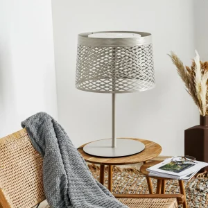 Foscarini Twiggy Grid XL lampe à poser LED, grège^ Lampes Décoratives