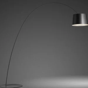 Foscarini Twiggy MyLight lampadaire CCT graphite^ Lampadaires Connectés