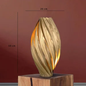 Gofurnit Ardere lampe à poser, frêne, haut 50 cm^ Luminaires Durables