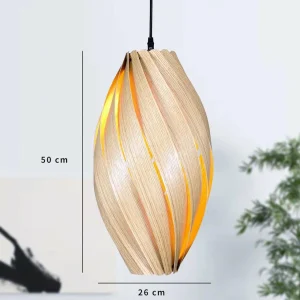 Gofurnit Ardere suspension, chêne, haut 50 cm^ Luminaires Durables