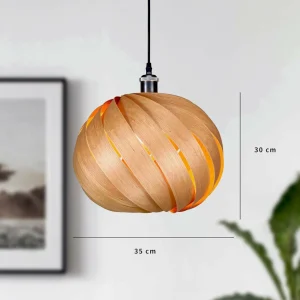 Gofurnit Mela suspension, cerisier, Ø 35 cm^ Luminaires Durables