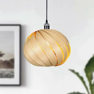 Gofurnit Mela suspension, chêne, Ø 35 cm^ Luminaires Durables