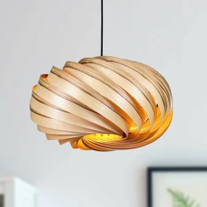 Gofurnit Quiescenta suspension, frêne, Ø 45 cm^ Luminaires Durables