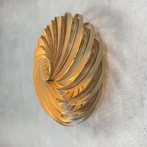 Gofurnit Veneria applique, frêne, Ø 60 cm^ Luminaires Durables