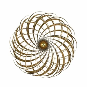 Gofurnit Veneria applique, frêne, Ø 70 cm^ Luminaires Durables