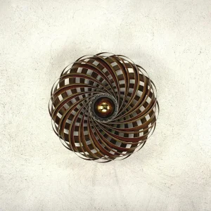 Gofurnit Veneria applique, noisetier, Ø 50 cm^ Luminaires Durables