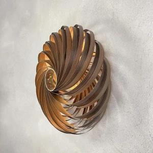 Gofurnit Veneria applique, noisetier, Ø 60 cm^ Luminaires Durables
