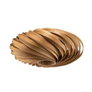 Gofurnit Veneria plafonnier, frêne, Ø 50 cm^ Luminaires Durables