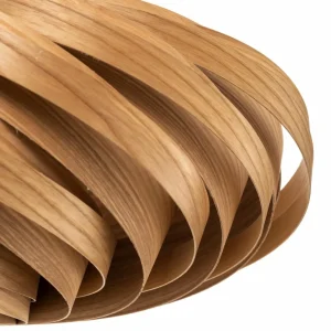 Gofurnit Veneria plafonnier, frêne, Ø 50 cm^ Luminaires Durables