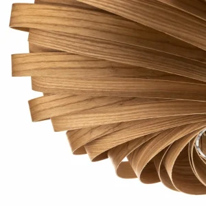 Gofurnit Veneria plafonnier, frêne, Ø 50 cm^ Luminaires Durables