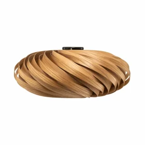 Gofurnit Veneria plafonnier, frêne, Ø 50 cm^ Luminaires Durables