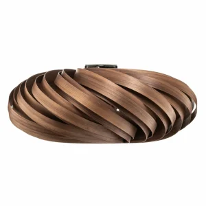 Gofurnit Veneria plafonnier, noisetier, Ø 50 cm^ Luminaires Durables