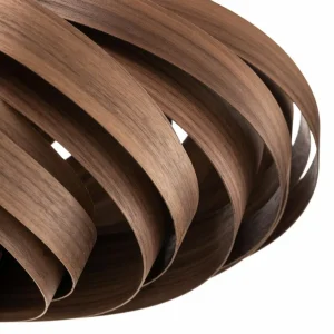 Gofurnit Veneria plafonnier, noisetier, Ø 50 cm^ Luminaires Durables