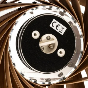 Gofurnit Veneria plafonnier, noisetier, Ø 50 cm^ Luminaires Durables