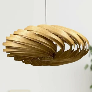 Gofurnit Veneria suspension, chêne, Ø 70 cm^ Luminaires Durables